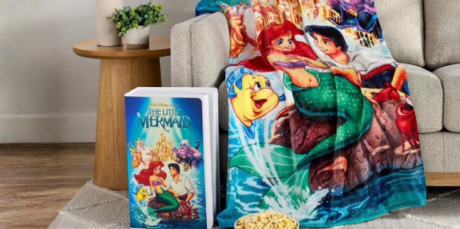 Disney Movie Throw Blankets w/ VHS Gift Box Just $19.98 on SamsClub.com (Will Sell Out Again)