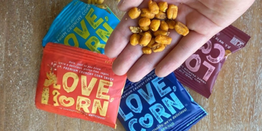 Love Corn Snack Pack 20-Count Just $12.99 Shipped on Amazon (Reg. $20)