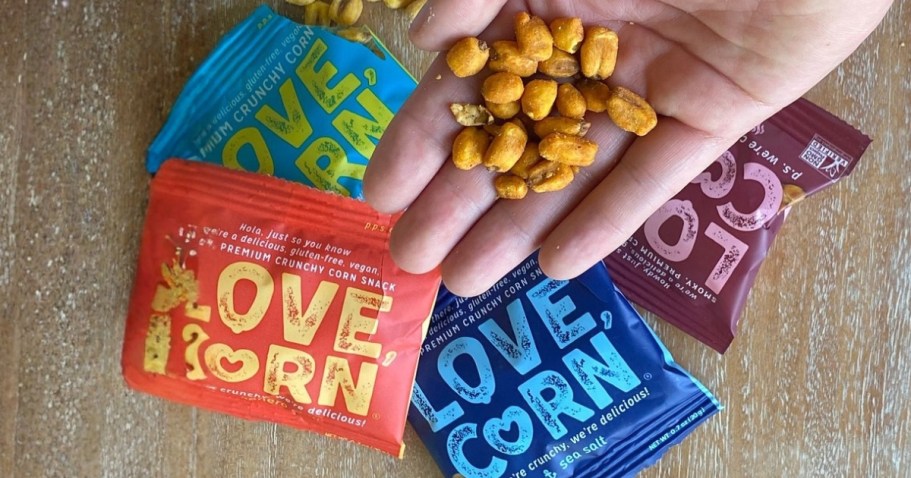 Love Corn Snack Pack 20-Count Just $12.99 Shipped on Amazon (Reg. $20)