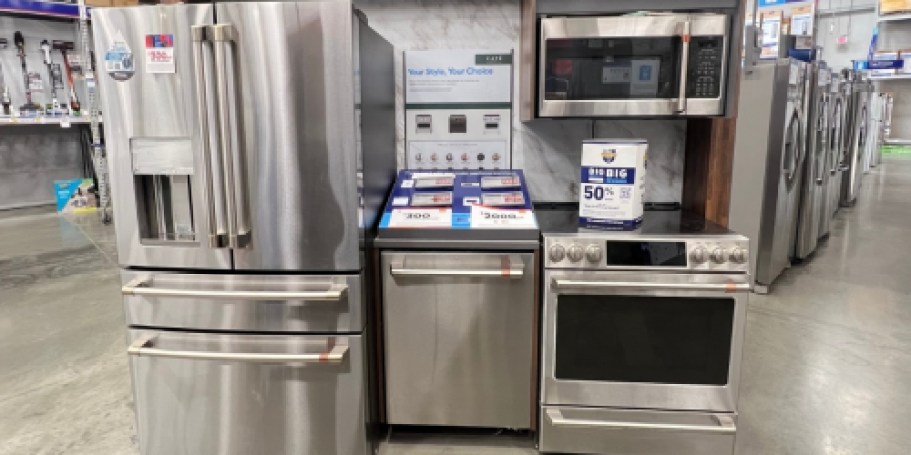 Up to 45% Off Major Appliances at Lowe’s + Stackable Savings