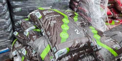 Lowe’s Premium Mulch Bags Just $2