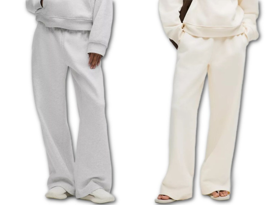 stock images of two women wearing lululemon pants