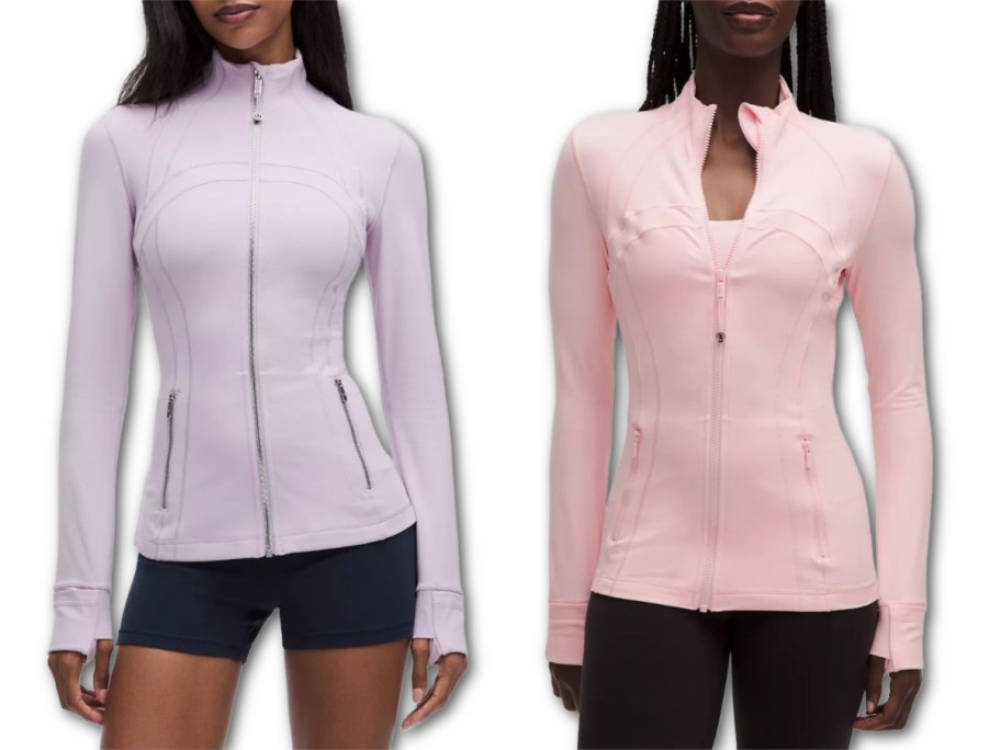 Stock images of two lululemon jackets