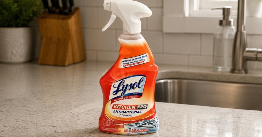 Lysol All-Purpose Kitchen Spray Cleaner Just $2.82 Shipped on Amazon