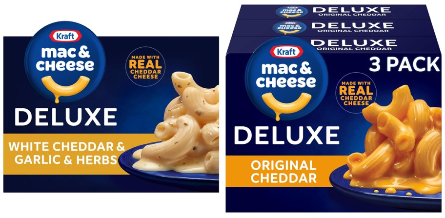 kraft deluxe mac and cheese boxes 
