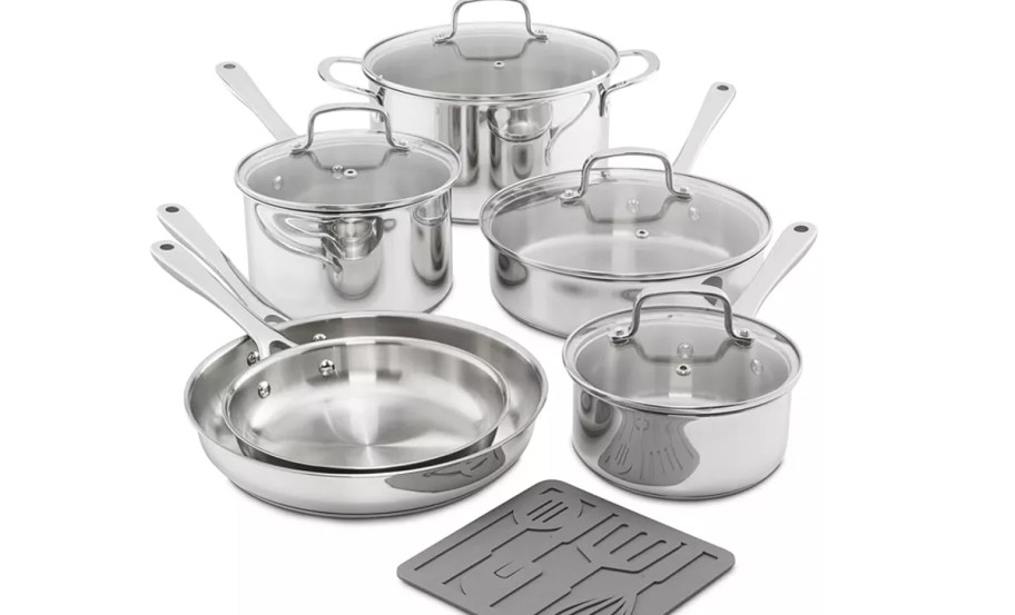 stainless steel cookware set 