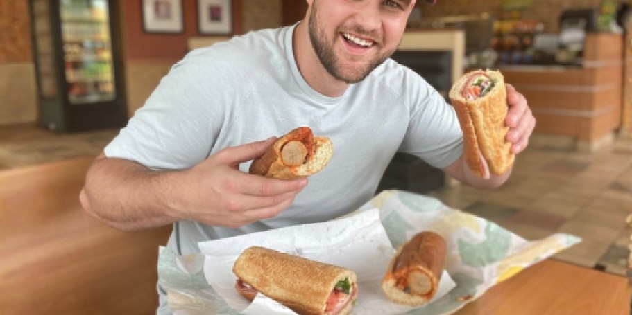 BOGO FREE Subway Footlongs + 2 for $6 Protein Pockets on 4/21