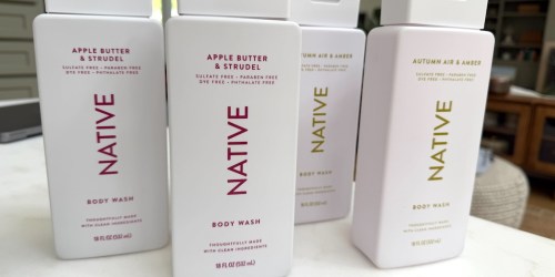 GO! 50% Off Native Body Washes on Amazon