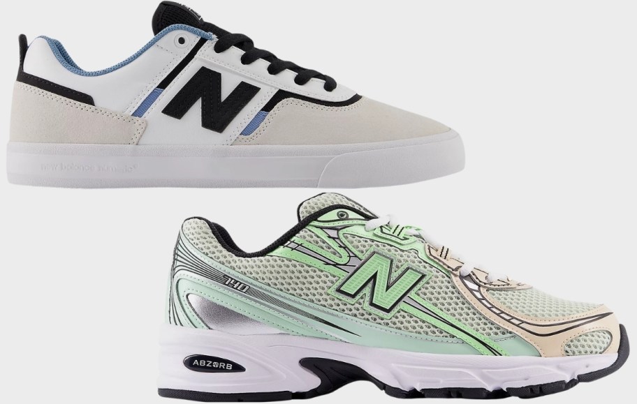 two new balance mens shoes