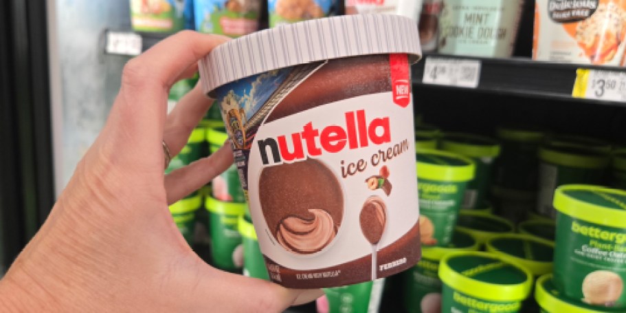 New Nutella & Kinder Bueno Ice Cream at Walmart