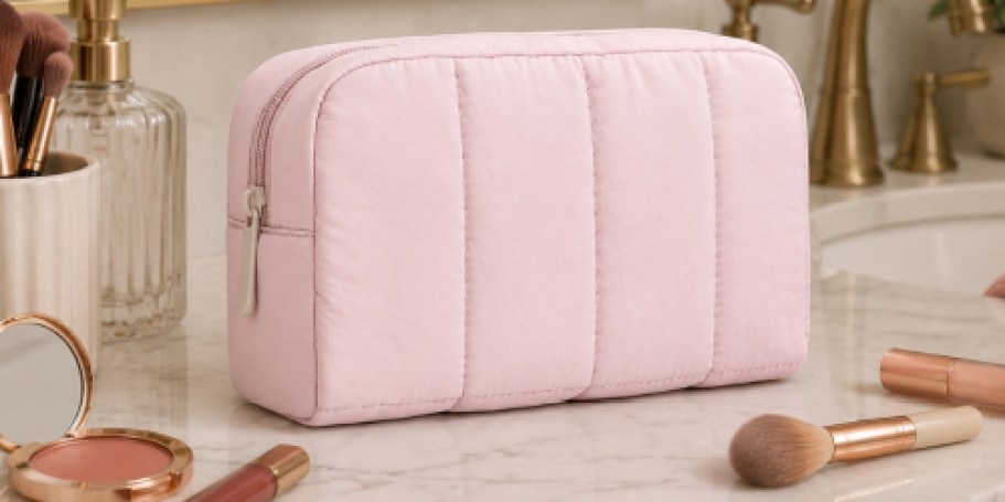 Puffy Cosmetic Bags from $5.99 on Amazon