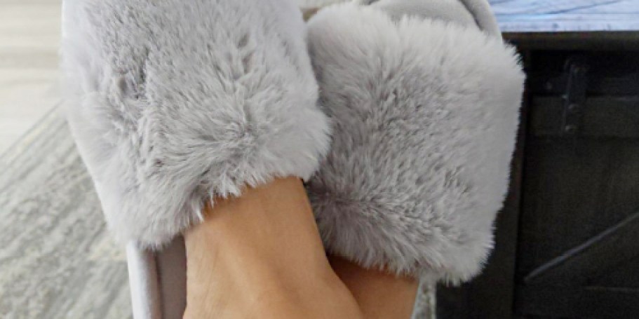 Faux Fur Slippers Only $8 Shipped for Amazon Prime Members (Reg. $16)