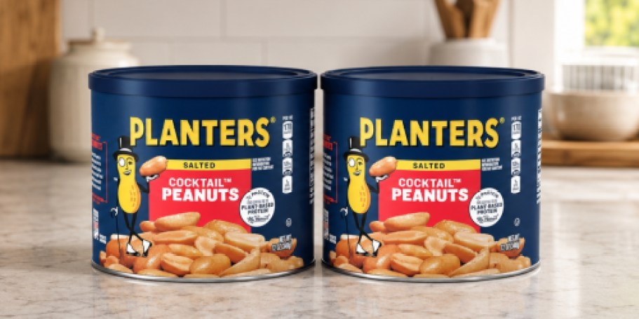 Two Planters Cocktail Peanut Cans Just $3.56 Shipped on Amazon