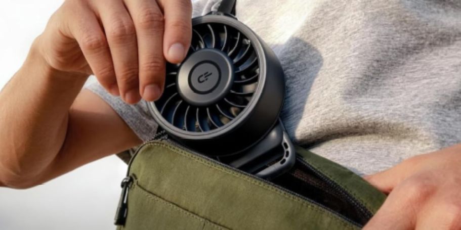Portable Rechargeable Fans Just $10.79 on Amazon (Great for Concerts)