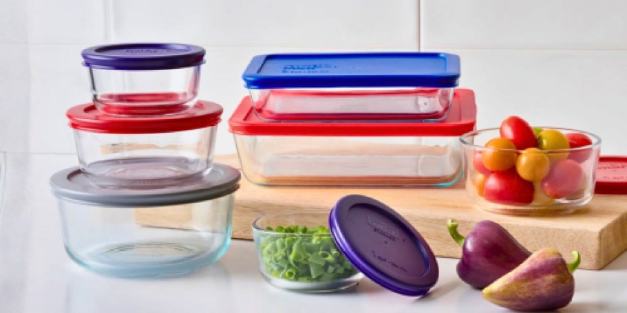 Pyrex Glass Food Storage 14-Piece Set Only $20.97 on Walmart.com (Reg. $40)