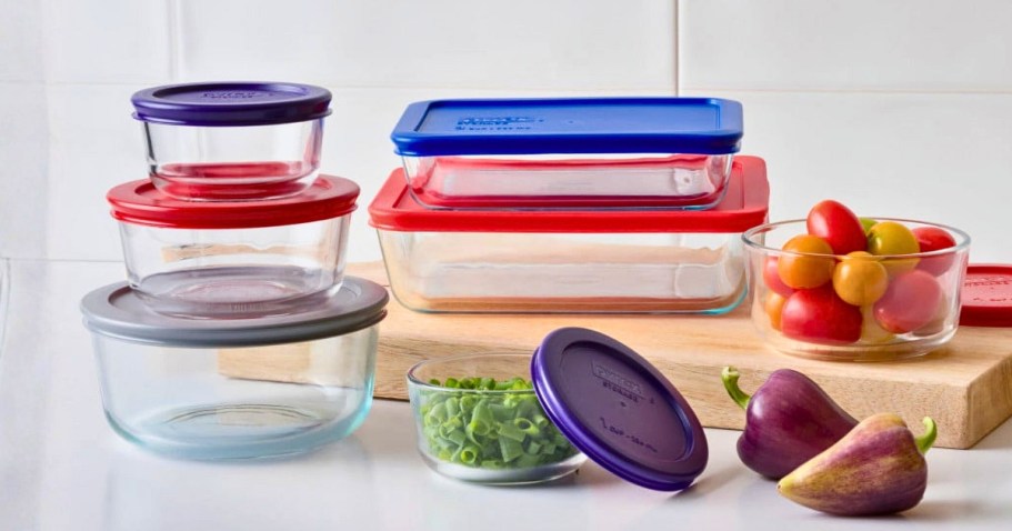 Pyrex Glass Food Storage 14-Piece Set Only $20.97 on Walmart.com (Reg. $40)