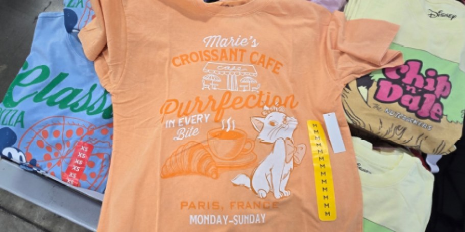Women’s Vintage Character Graphic Tees Only $9.98 at Sam’s Club | Disney, Strawberry Shortcake, & More!