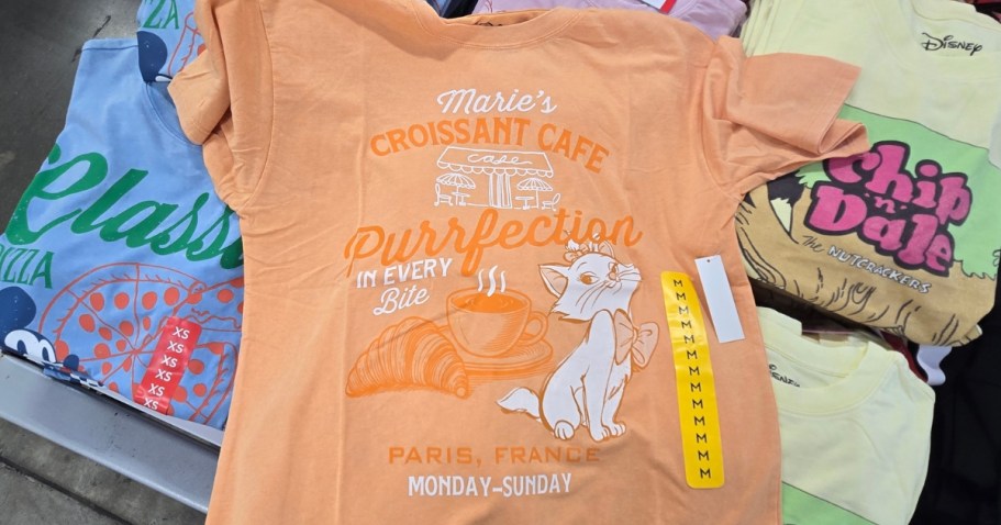 Women’s Vintage Character Graphic Tees Only $9.98 at Sam’s Club | Disney, Strawberry Shortcake, & More!