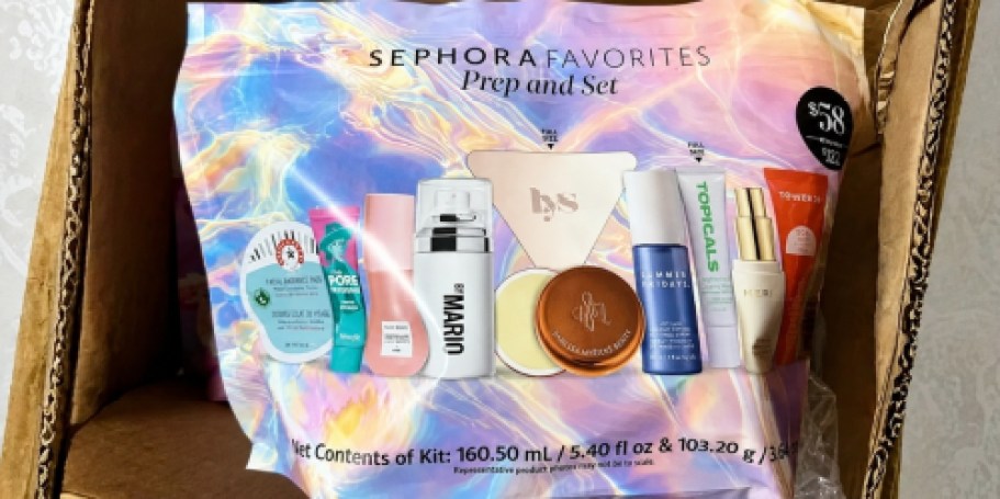 50% Off Kohl’s Sephora Favorites Prep & Set Kit Just $27 (a $172 Value) | Includes FULL-Size Products!