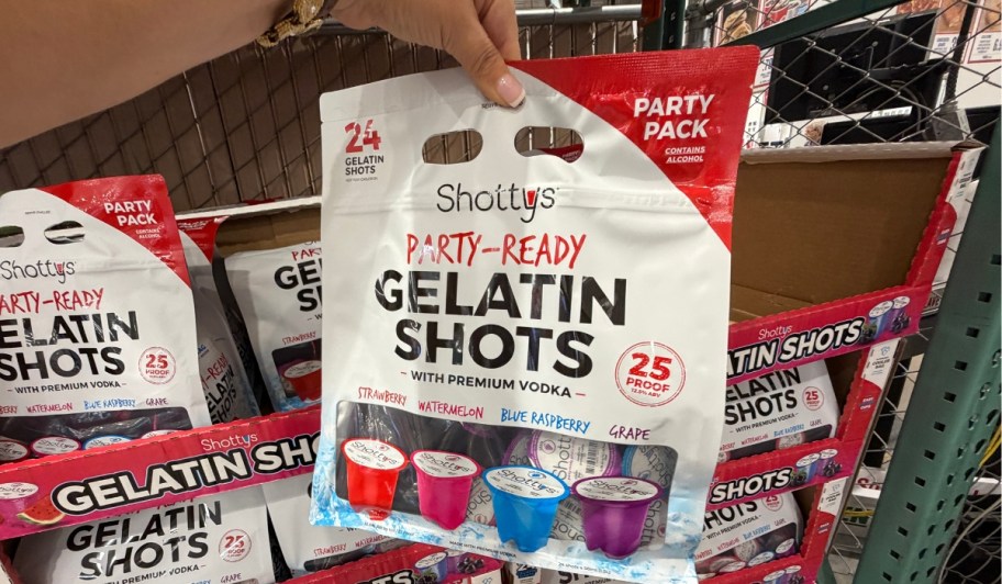 a bag of ready to shoot gelatin shots