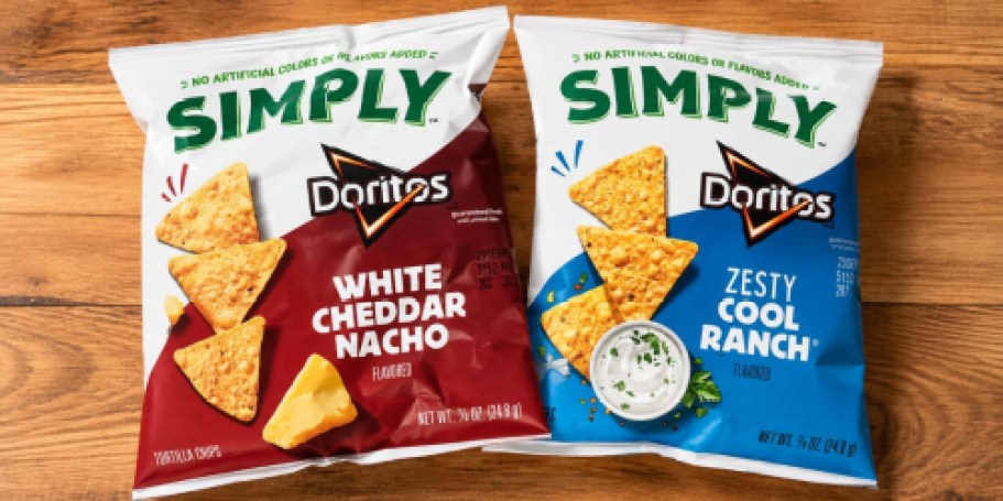 Simply Doritos Snack Bags 17-Count Just $9 Shipped on Amazon (No Artificial Colors or Flavors)