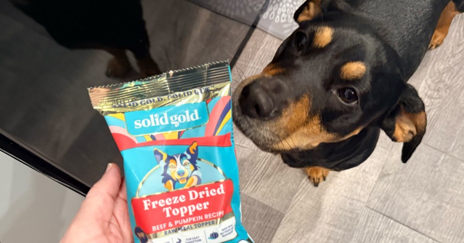 50% Off Solid Gold Dog Food Topper on Amazon
