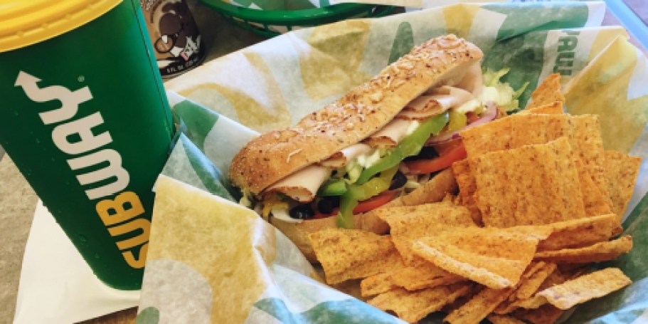 New Subway Coupons: Get TWO 6″ Subs for Just $7.99 & More