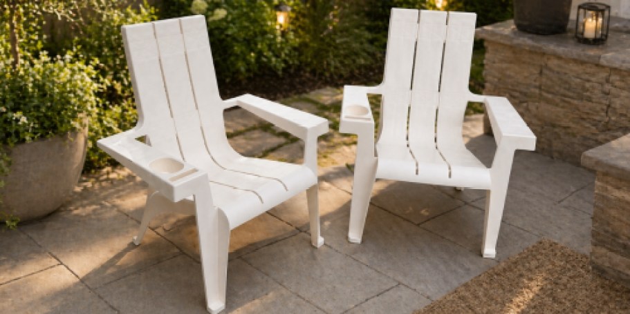 Stackable Adirondack Chairs w/ Cup & Phone Holders Just $17.50 at Target