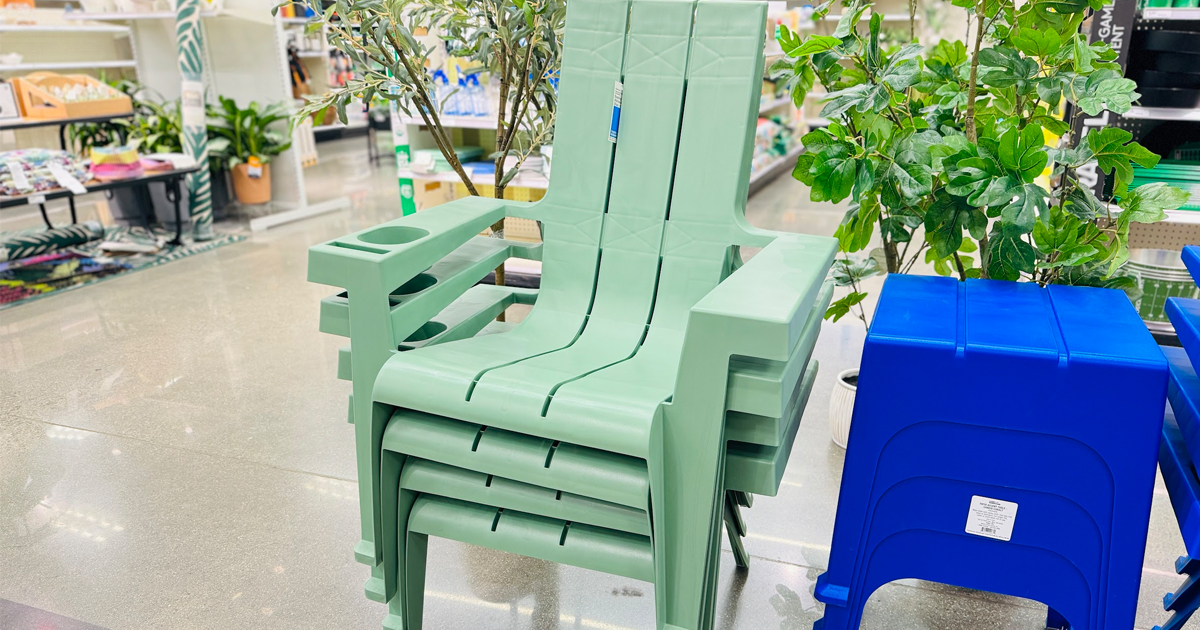 Stackable Adirondack Chairs w/ Cup & Phone Holders Just $17.50 at Target