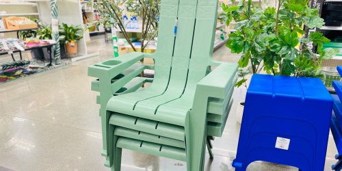 Stackable Adirondack Chairs w/ Cup & Phone Holders Just $17.50 at Target