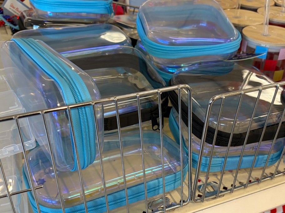 blue and black cases