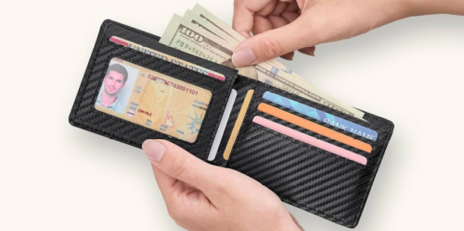 Men’s Slim RFID-Blocking Wallet Only $4.99 on Amazon (Reg. $10)