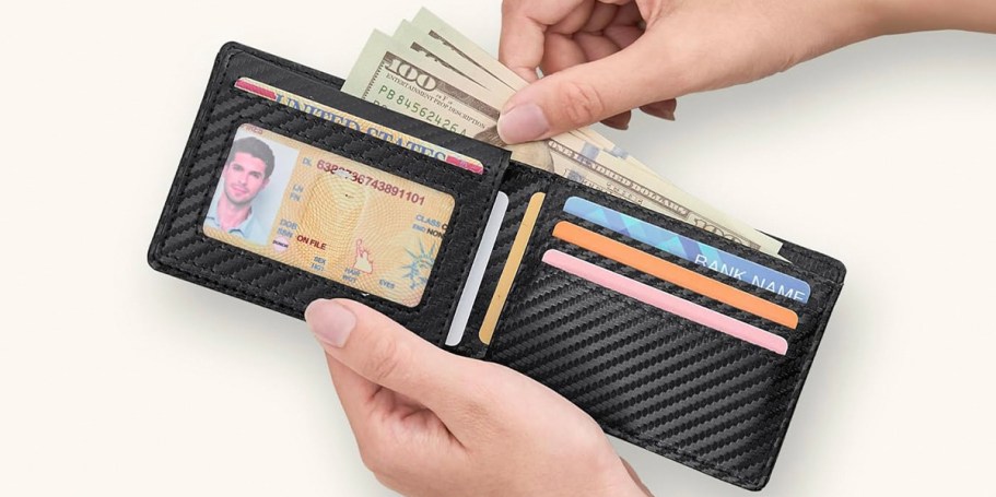 Men’s Slim RFID-Blocking Wallet Only $4.99 on Amazon (Reg. $10)
