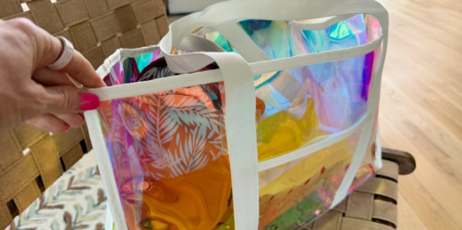 This $10 Target Sun Squad Tote Bag is Giving Case Mate Jelly Tote Vibes for WAY Less!