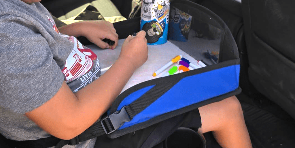 Kids travel tray 