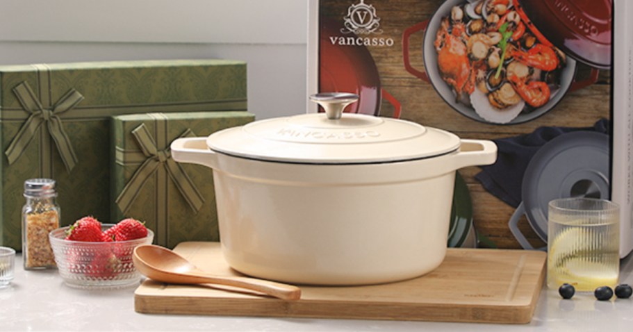 Cast Iron Dutch Oven Just $34 Shipped on Amazon (Reg. $69)