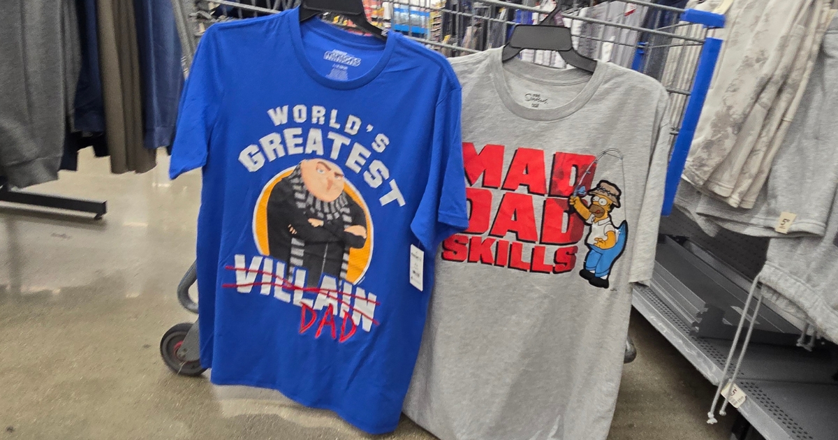 Walmart Has Fun Father’s Day Graphic Tees from $6.98