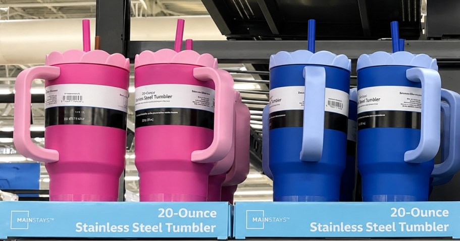 Walmart’s NEW Mainstays Tumbler Has the Cutest Flower Lid!