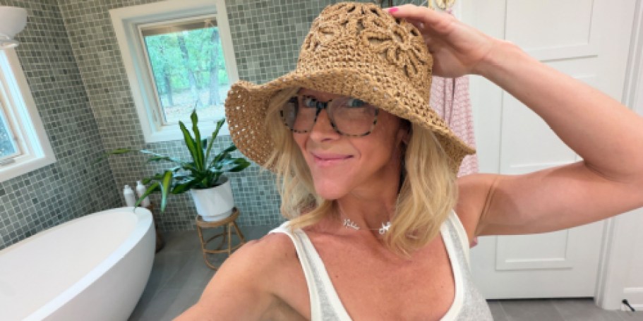 Walmart Floral Straw Bucket Just $15.97 (Anthropologie Look for WAY Less!)