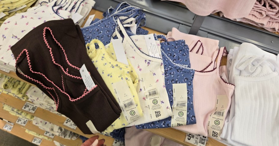 No Boundaries Tanks & Cami Tops from $4.98 at Walmart