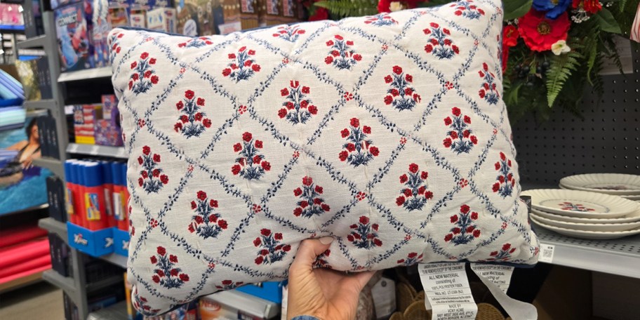 floral pillow 