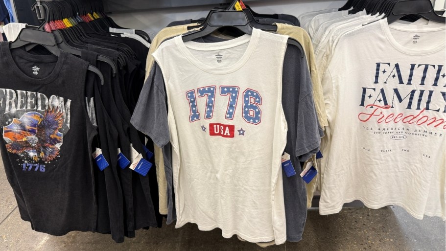 Patriotic T-Shirts & Tanks from $3 on Walmart.com
