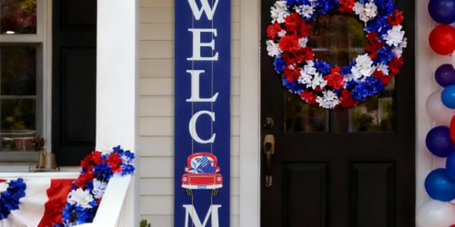 NEW Patriotic & Summer Double-Sided Porch Leaners on Walmart.com