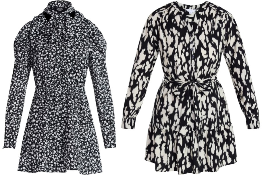 tow womens mini shirt dresses