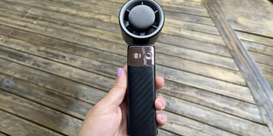 Portable Handheld Turbo Fan Only $5.99 Shipped for Amazon Prime Members (Reg. $16)