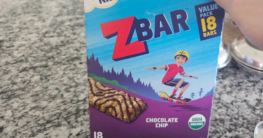 box of chocolate chip zbars
