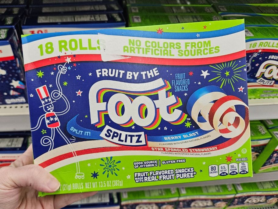 Red White and Blue Fruit By the Foot