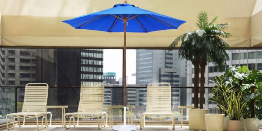 9′ Patio Umbrellas from $24.99 Shipped for Amazon Prime Members