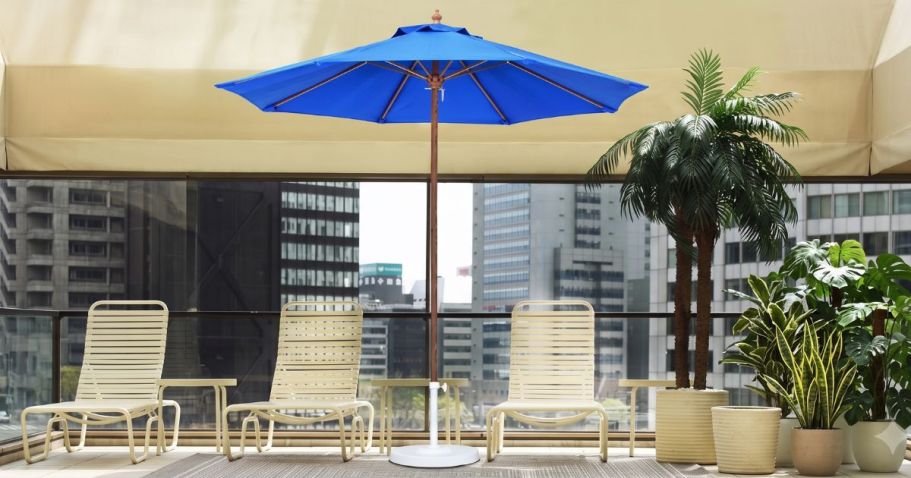 9′ Patio Umbrellas from $24.99 Shipped for Amazon Prime Members