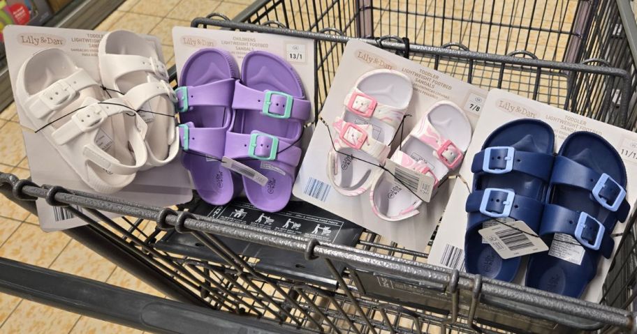 Kids Lily & Dan EVA sandals at ALDI